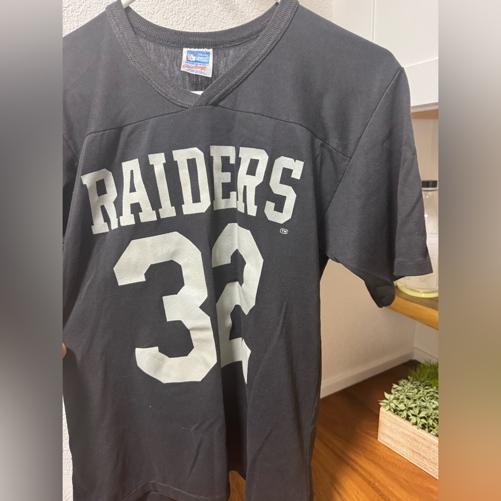 Raiders Rawlings Black jersey number 32 size medium